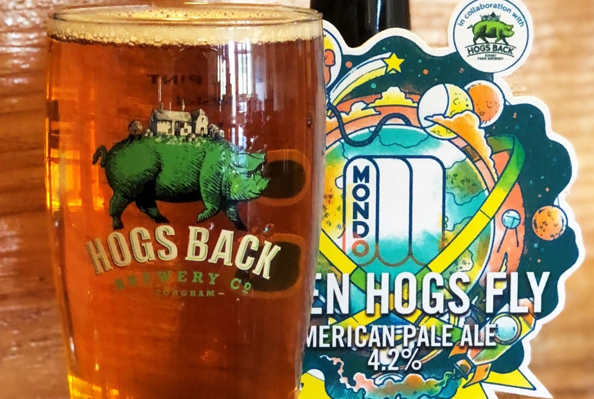 Hogs Back launches first collaboration beer with Mondo Brewing